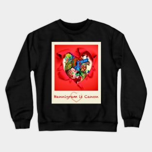 Hannigram is Canon Anatomical Heart Valentine Crewneck Sweatshirt